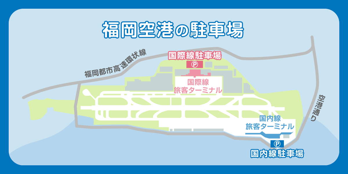 福岡空港の駐車場について