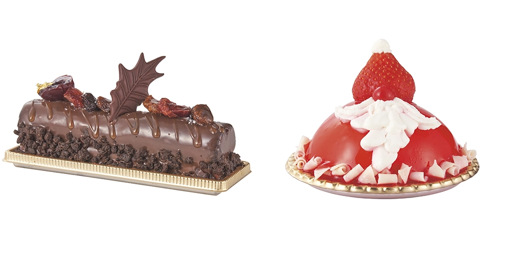 華やかなクリスマスケーキが勢ぞろい！