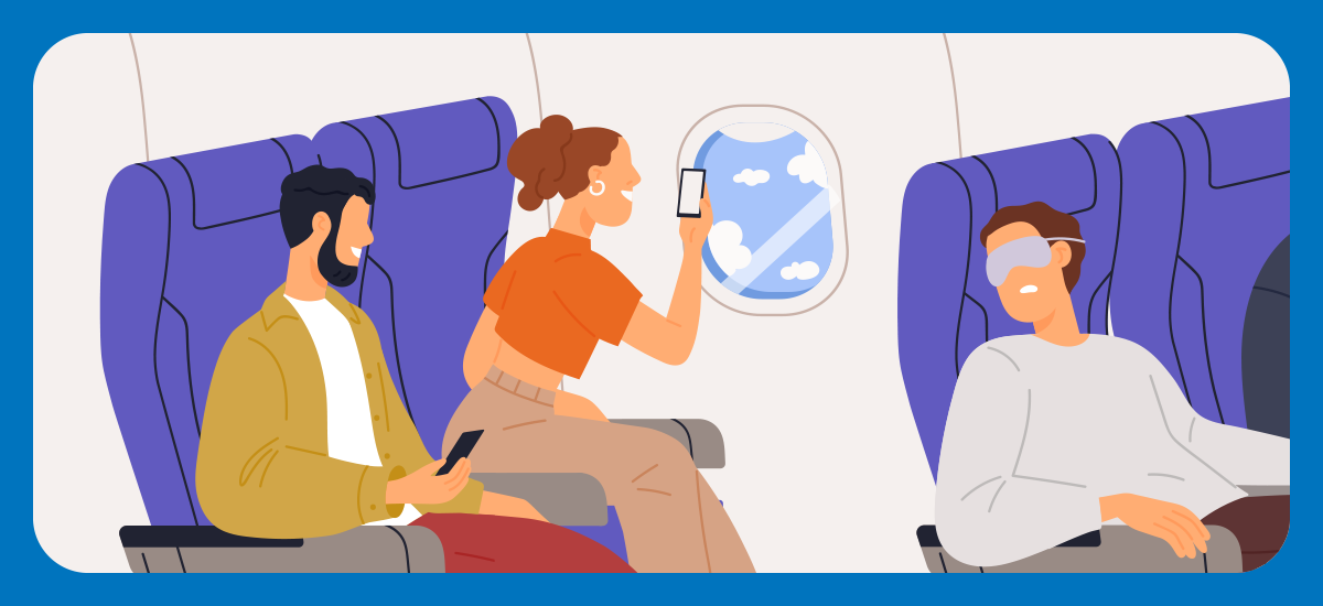 機内モードなら飛行機でスマホを使用できる