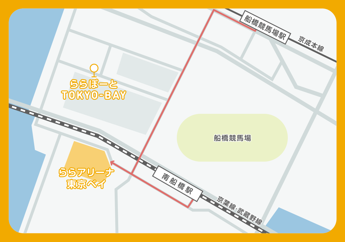 ららアリーナ 東京ベイの最寄り駅