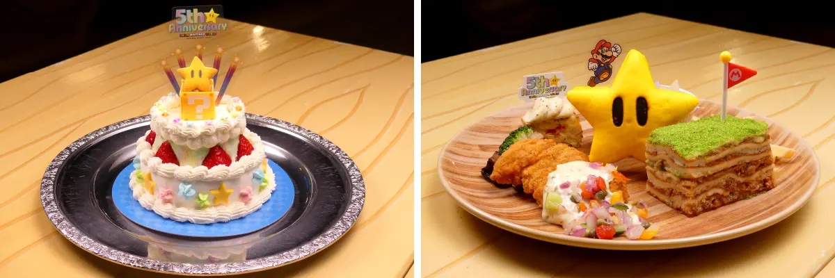 5周年を記念したスター盛りだくさんの限定フード キノピオ・カフェ