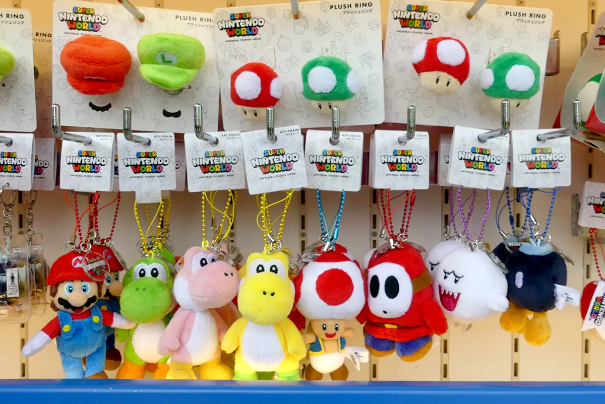 おすすめの限定グッズ リングセット、マスコットキーチェーン