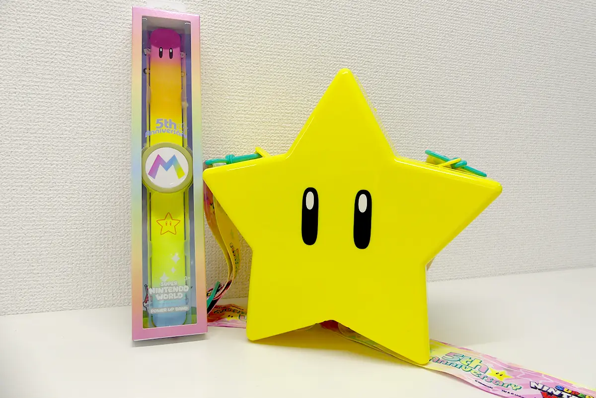 おすすめの限定グッズ アニバーサリー・パワーアップバンド、アニバーサリー・スーパースター・ポップコーンバケツ～ミックスフルーツ～フレーバー～