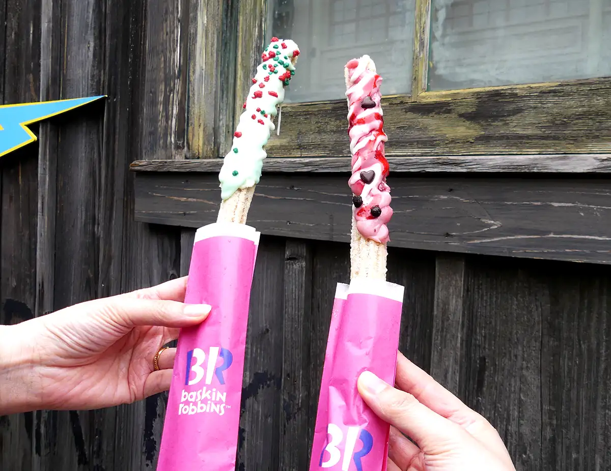 限定フードカートメニュー サーティワン・チュリトス ～ポッピングシャワー～、サーティワン・チュリトス ～ラブポーションサーティワン～