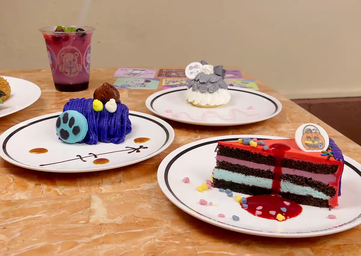ハロウィーン限定ケーキとドリンク