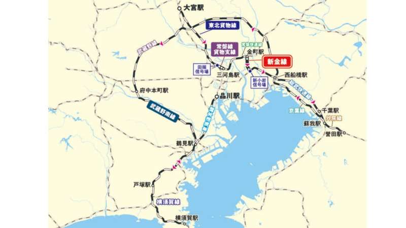 走行線区路線図（イメージ／当日の状況により変更となる場合がございます）画像提供：セキ株式会社