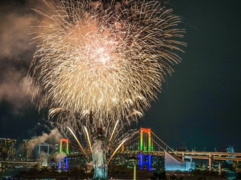 お台場・花火鑑賞（イメージ）