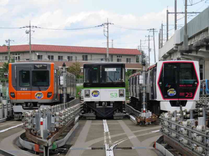 通常開放しないエリアより車両撮影会　ⓒ埼玉新都市交通株式会社