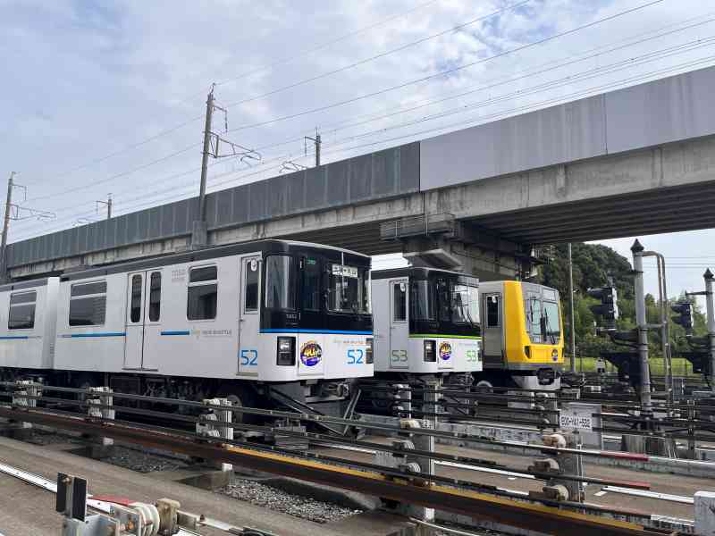 通常開放しないエリアより車両撮影会　ⓒ埼玉新都市交通株式会社