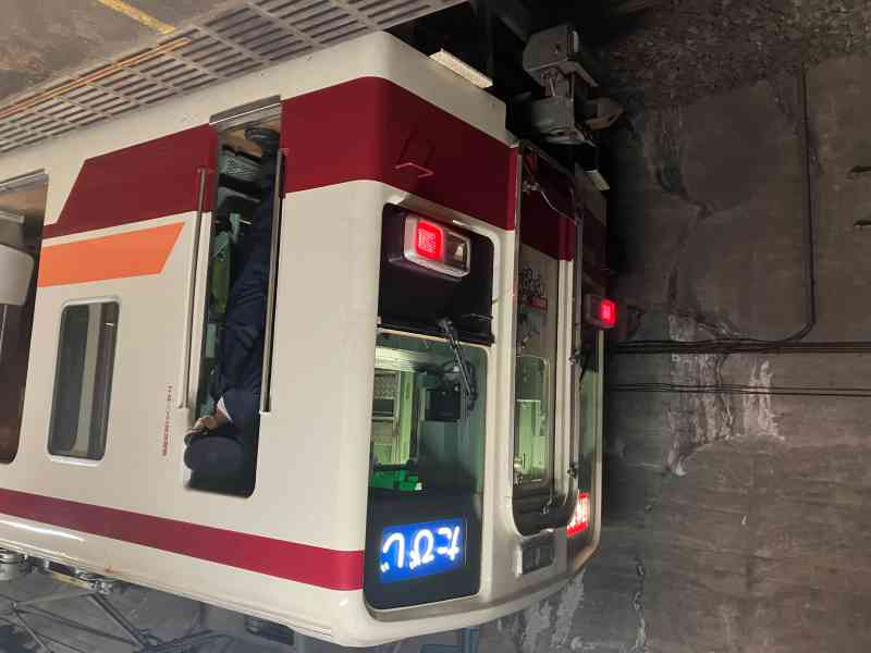 6050型　早朝の貸切列車　各駅撮影タイム