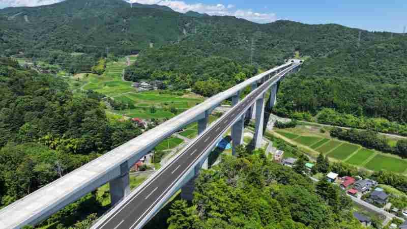 柳島高架橋～谷ヶ山トンネル（イメージ）ⓒ中日本高速道路株式会社