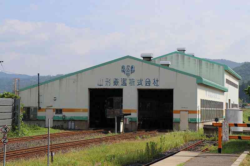 山形鉄道　荒砥車両基地（イメージ）ⓒ山形鉄道株式会社